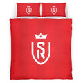 Housse De Couette Stade de Reims Football Team 07 Parure de lit Ensemble De Literie
