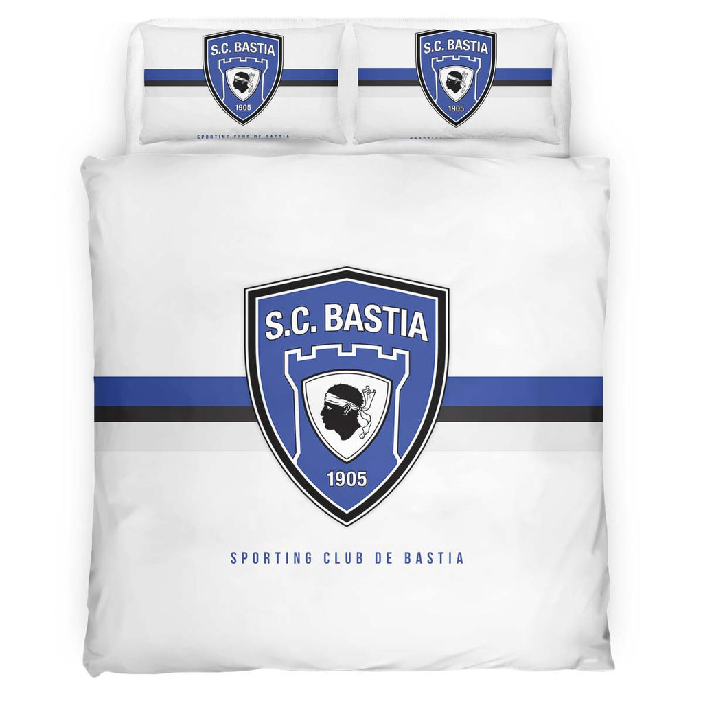 Housse De Couette SC Bastia Football Team 01 Parure de lit Ensemble De Literie