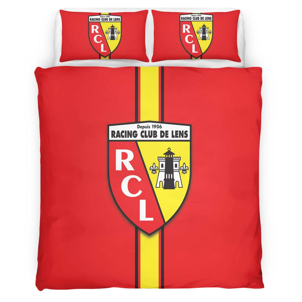 Housse De Couette RC Lens French Football Team 14 Parure de lit Ensemble De Literie