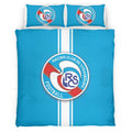 Housse De Couette RC Strasbourg Alsace French Football Team 15 Parure de lit Ensemble De Literie
