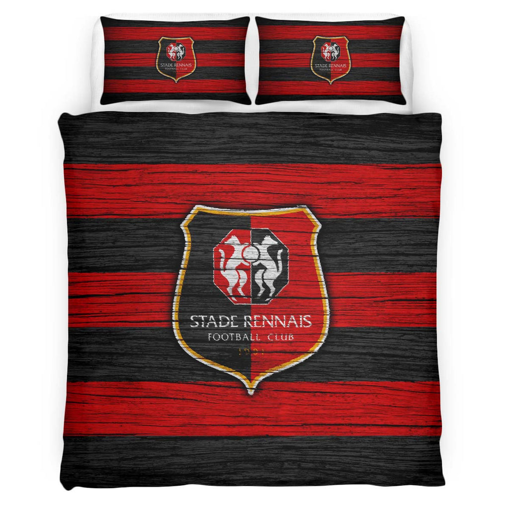 Housse De Couette Stade Rennais FC 7 Parure de lit Ensemble De Literie