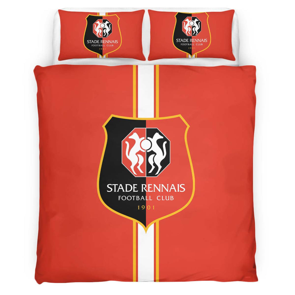 Housse De Couette Stade Rennais FC 18 Parure de lit Ensemble De Literie