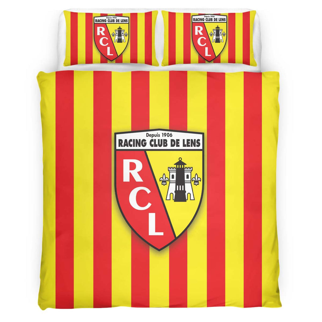 Housse De Couette RC Lens French Football Team 13 Parure de lit Ensemble De Literie