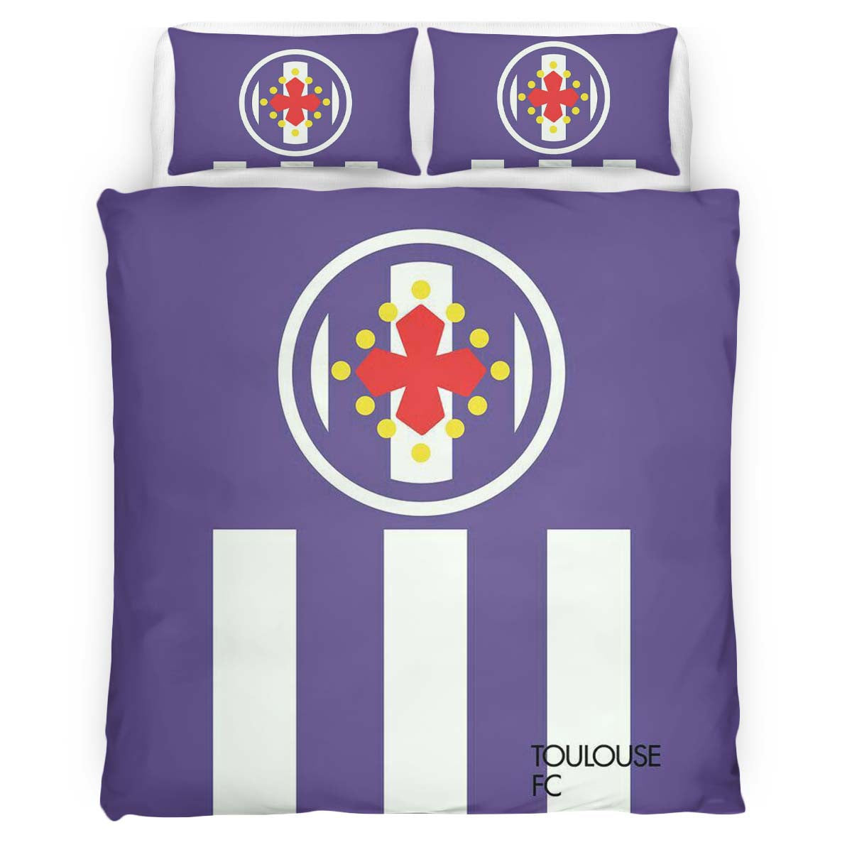 Housse De Couette Toulouse FC 6 Parure de lit Ensemble De Literie