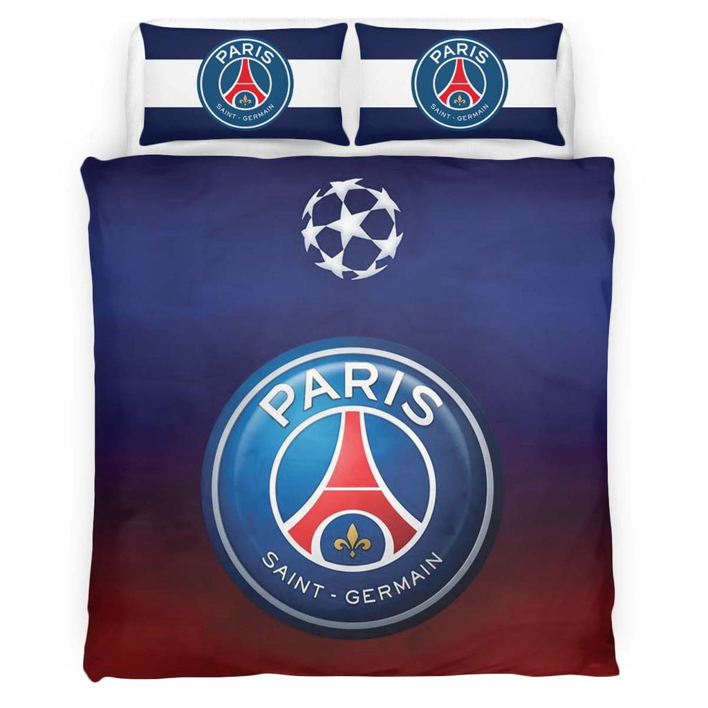 Housse De Couette PSG FC Paris Saint Germain Football Club 12 Parure de lit Ensemble De Literie