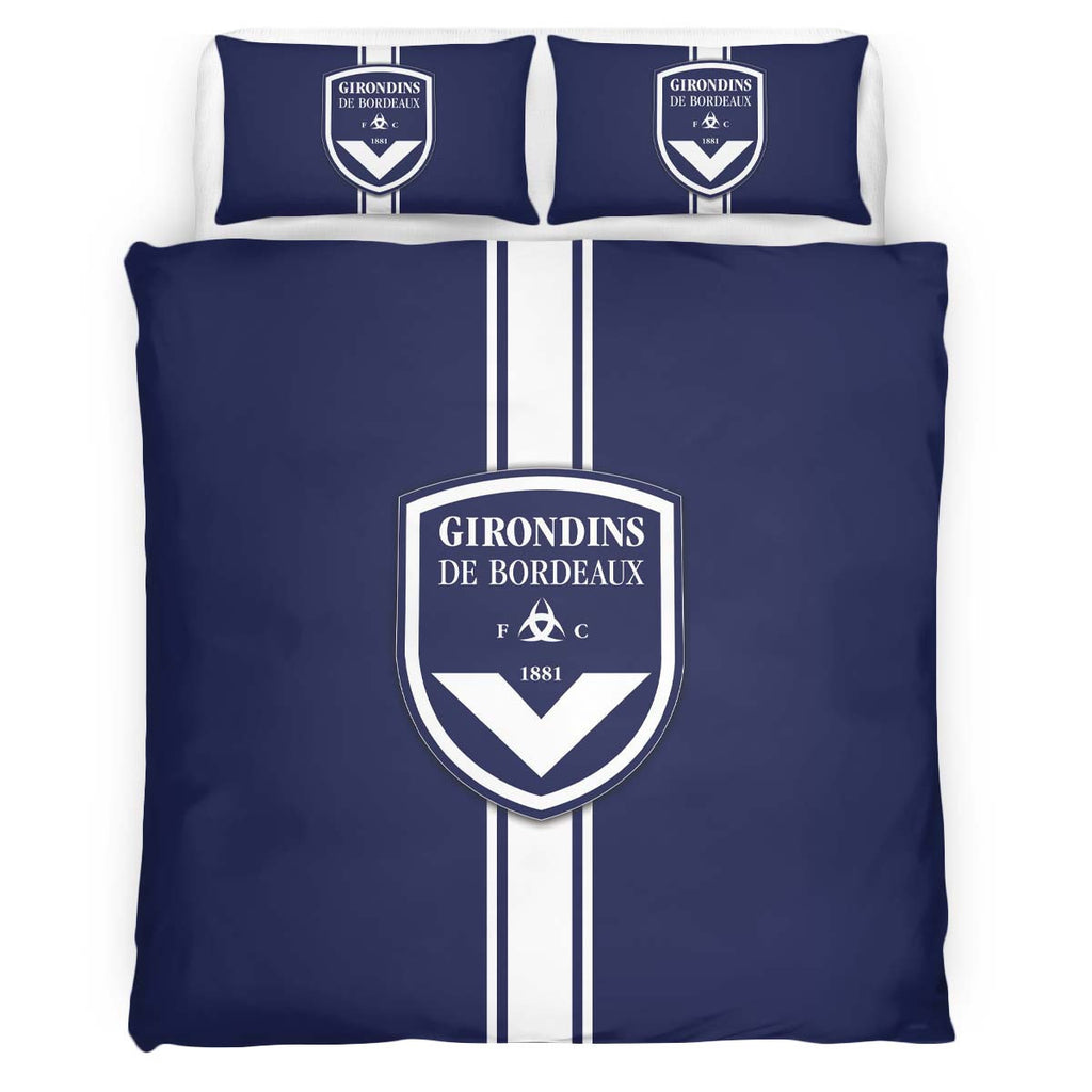 Housse De Couette Girondins de Bordeaux French Football Teams 20 Parure de lit Ensemble De Literie