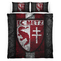 Housse De Couette FC Metz French Football Teams 10 Parure de lit Ensemble De Literie