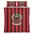Housse De Couette OGC Nice French Football Teams 15 Parure de lit Ensemble De Literie
