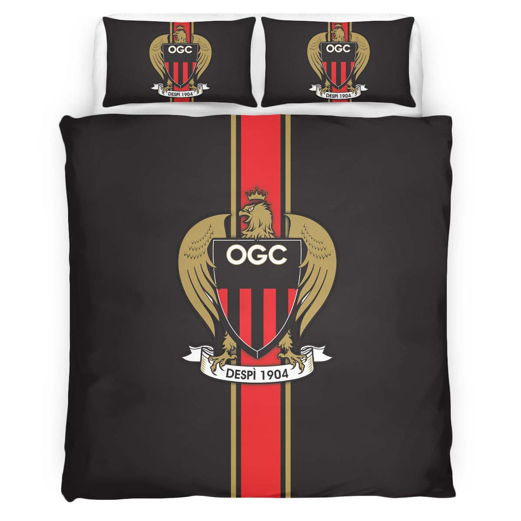Housse De Couette OGC Nice French Football Teams 14 Parure de lit Ensemble De Literie