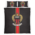 Housse De Couette OGC Nice French Football Teams 14 Parure de lit Ensemble De Literie