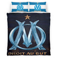Housse De Couette OM Olympique de Marseille French Football Teams 07 Parure de lit Ensemble De Literie