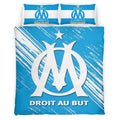 Housse De Couette OM Olympique de Marseille French Football Teams 03 Parure de lit Ensemble De Literie
