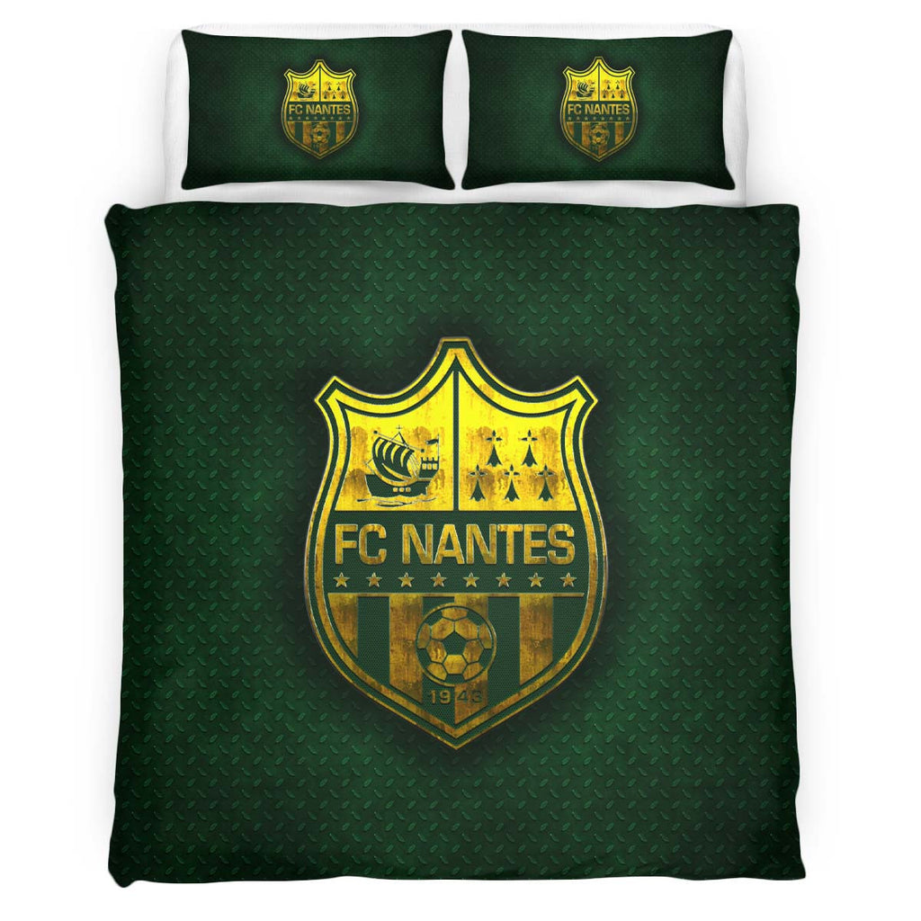 Housse De Couette FC Nantes French Football Teams 11 Parure de lit Ensemble De Literie