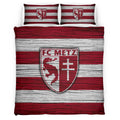 Housse De Couette FC Metz French Football Teams 09 Parure de lit Ensemble De Literie