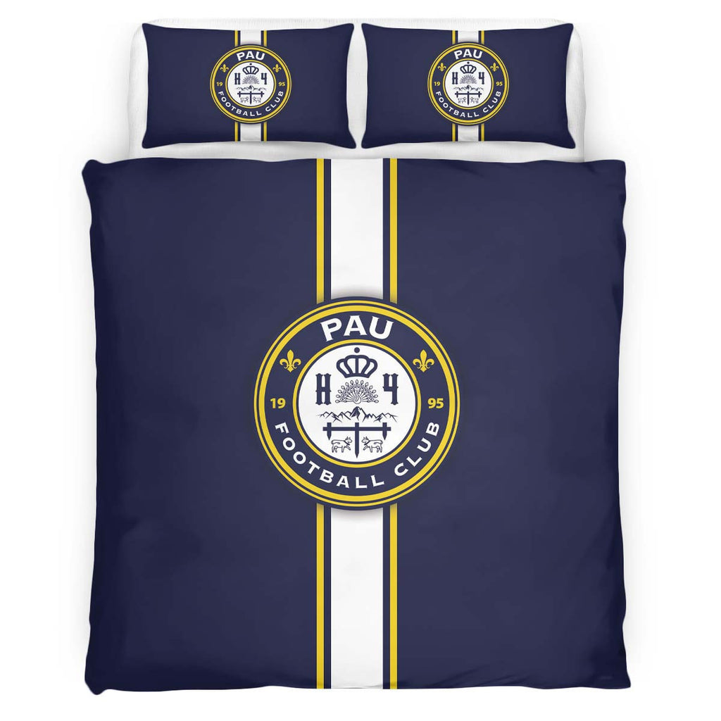 Housse De Couette Pau FC French Football Teams 04 Parure de lit Ensemble De Literie