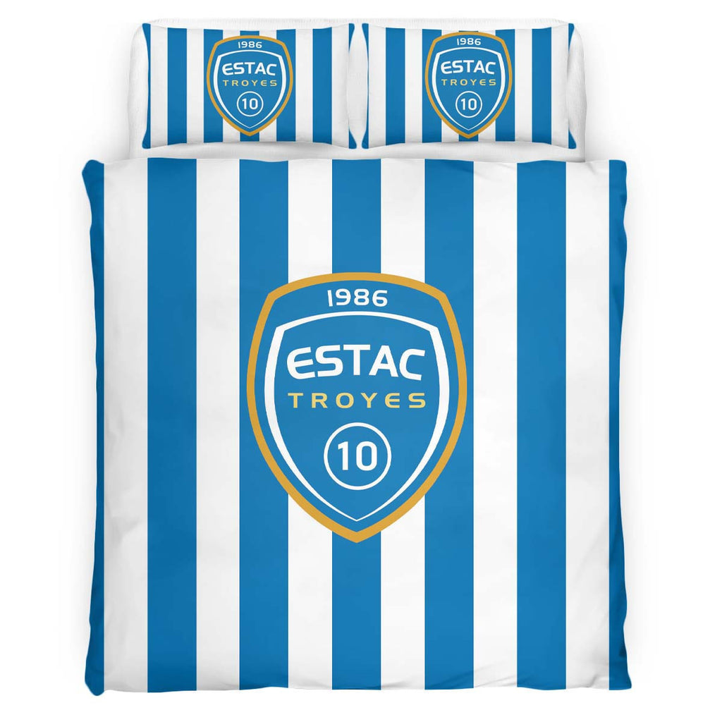Housse De Couette ESTAC Troyes Football Teams 19 Parure de lit Ensemble De Literie