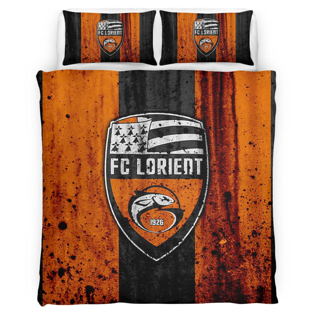 Housse De Couette FC Lorient French Football Teams 01 Parure de lit Ensemble De Literie