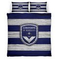 Housse De Couette Girondins de Bordeaux French Football Teams 18 Parure de lit Ensemble De Literie