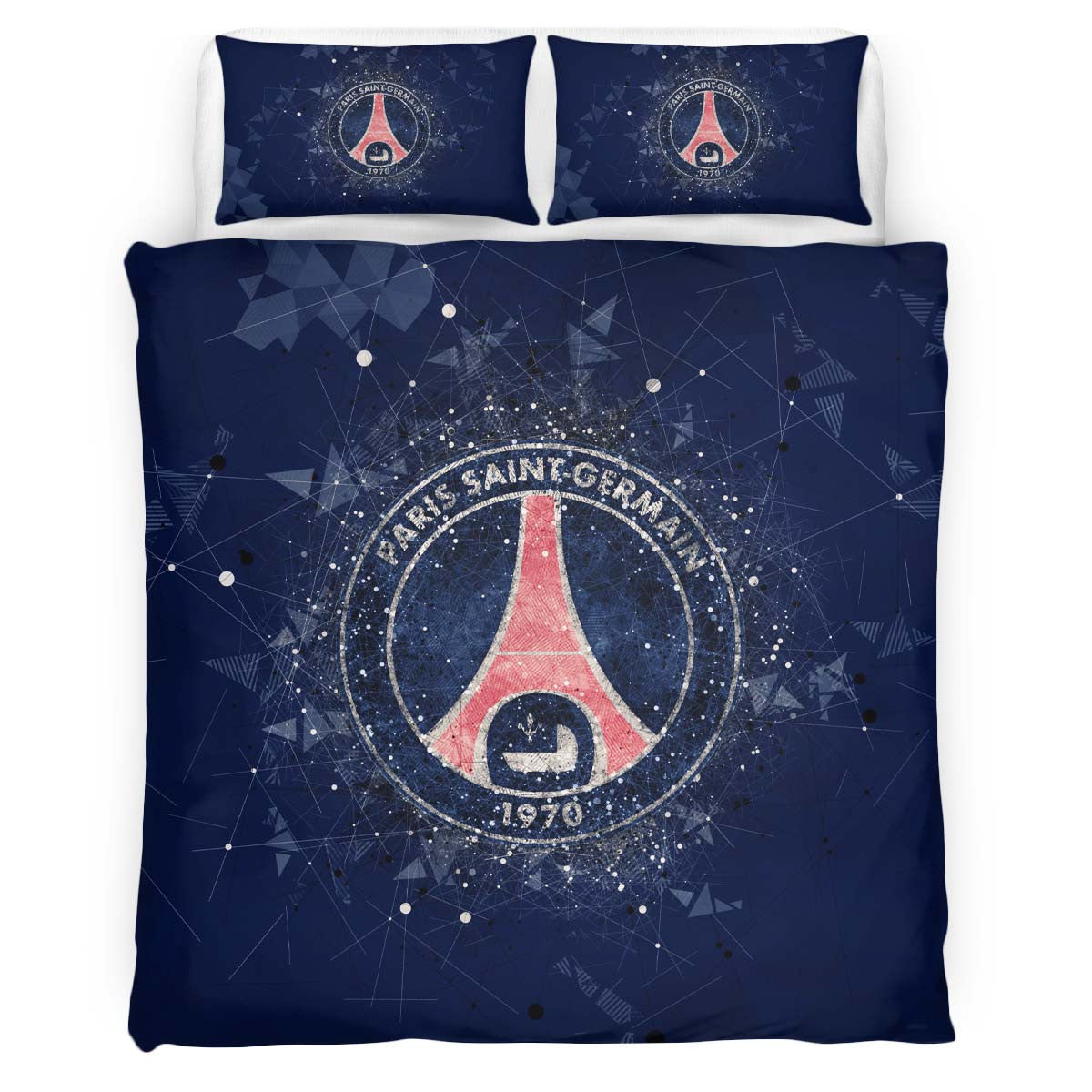 Housse De Couette PSG FC Paris Saint Germain Football Club 28 Parure de lit Ensemble De Literie