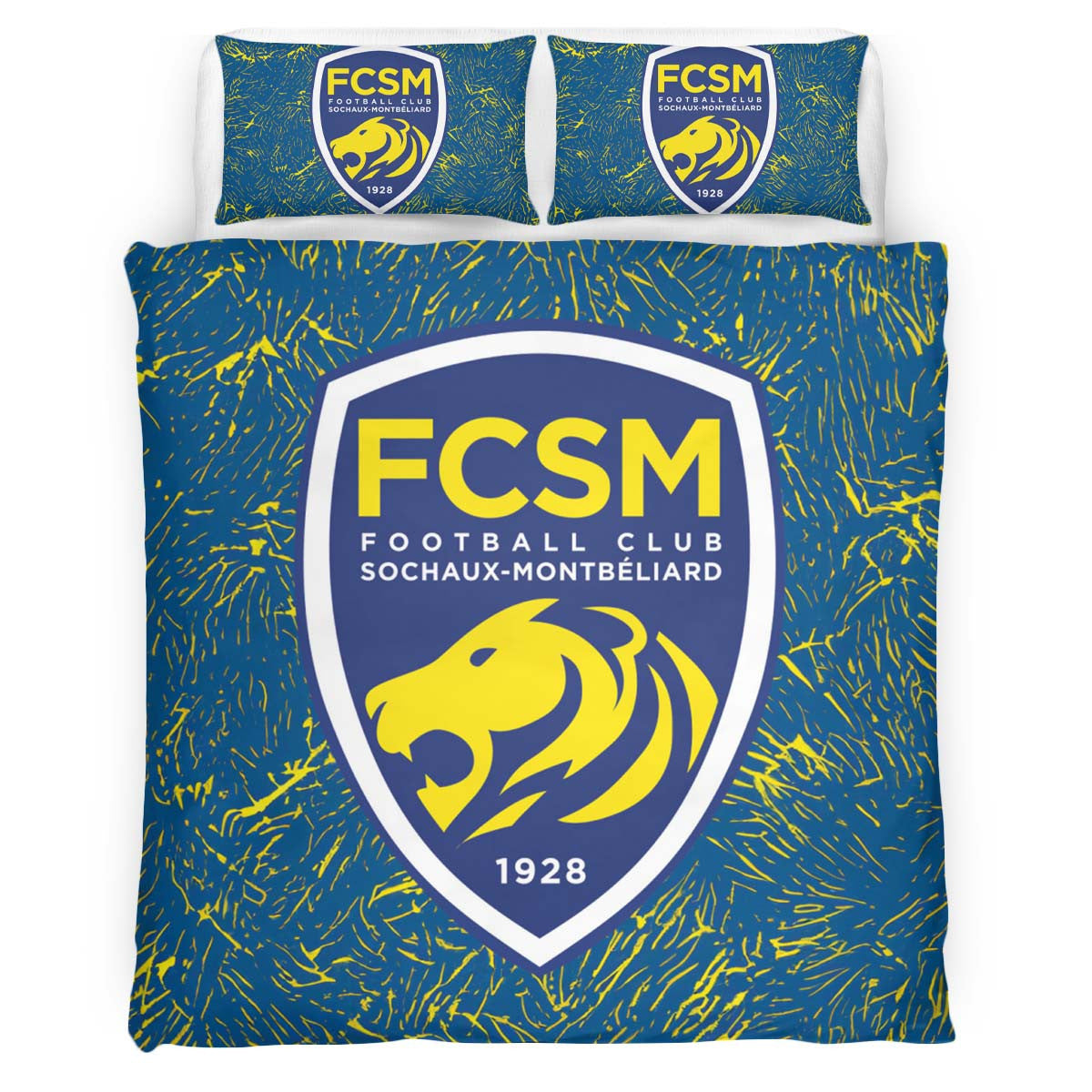 Housse De Couette FCSM FC Sochaux-MontbÃ©liard French Football Teams 10 Parure de lit Ensemble De Literie
