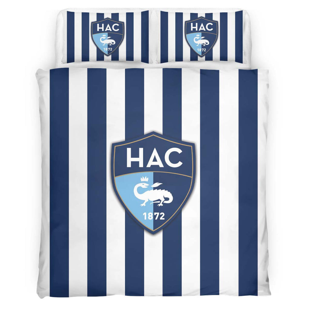 Housse De Couette HAC Le Havre AC French Football Teams 12 Parure de lit Ensemble De Literie