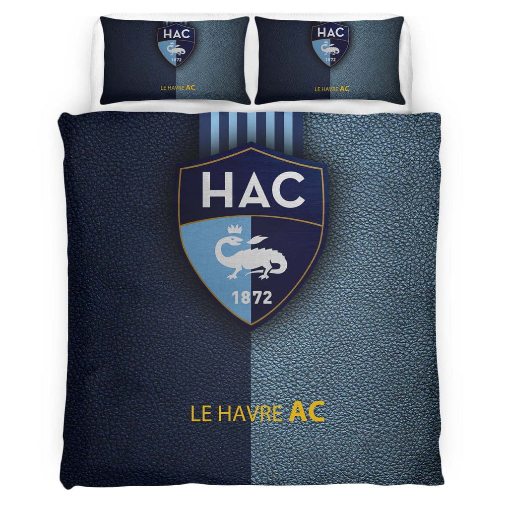 Housse De Couette HAC Le Havre AC French Football Teams 02 Parure de lit Ensemble De Literie