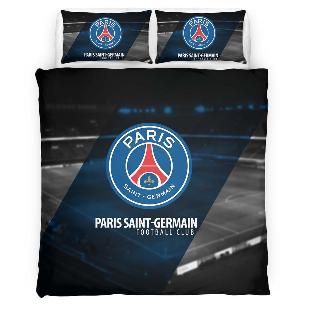 Housse De Couette PSG FC Paris Saint Germain Football Club 1 Parure de lit Ensemble De Literie