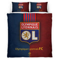 Housse De Couette OL Olympique Lyonnais French Football Teams 15 Parure de lit Ensemble De Literie