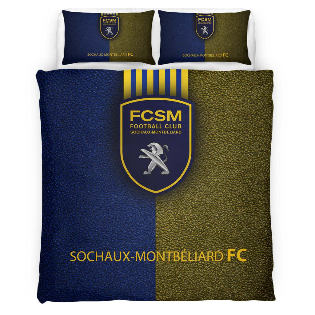 Housse De Couette FCSM FC Sochaux-MontbÃ©liard French Football Teams 02 Parure de lit Ensemble De Literie