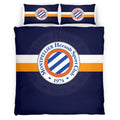 Housse De Couette Montpellier HSC French Football Teams 16 Parure de lit Ensemble De Literie