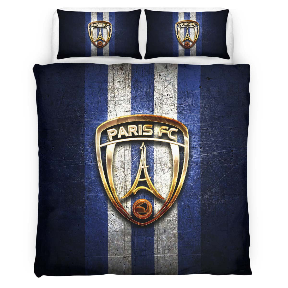 Housse De Couette Paris FC French Football Teams 03 Parure de lit Ensemble De Literie