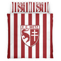 Housse De Couette FC Metz French Football Teams 17 Parure de lit Ensemble De Literie