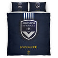 Housse De Couette Girondins de Bordeaux French Football Teams 16 Parure de lit Ensemble De Literie