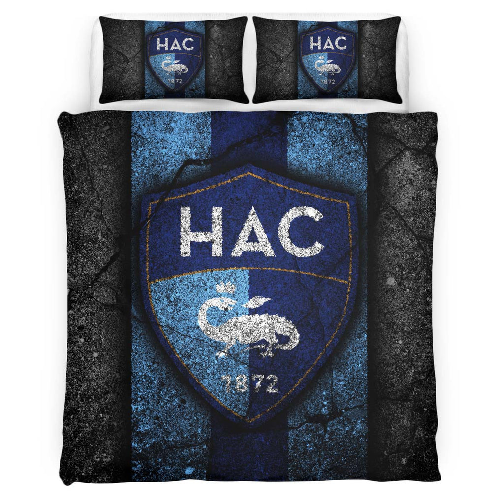 Housse De Couette HAC Le Havre AC French Football Teams 09 Parure de lit Ensemble De Literie