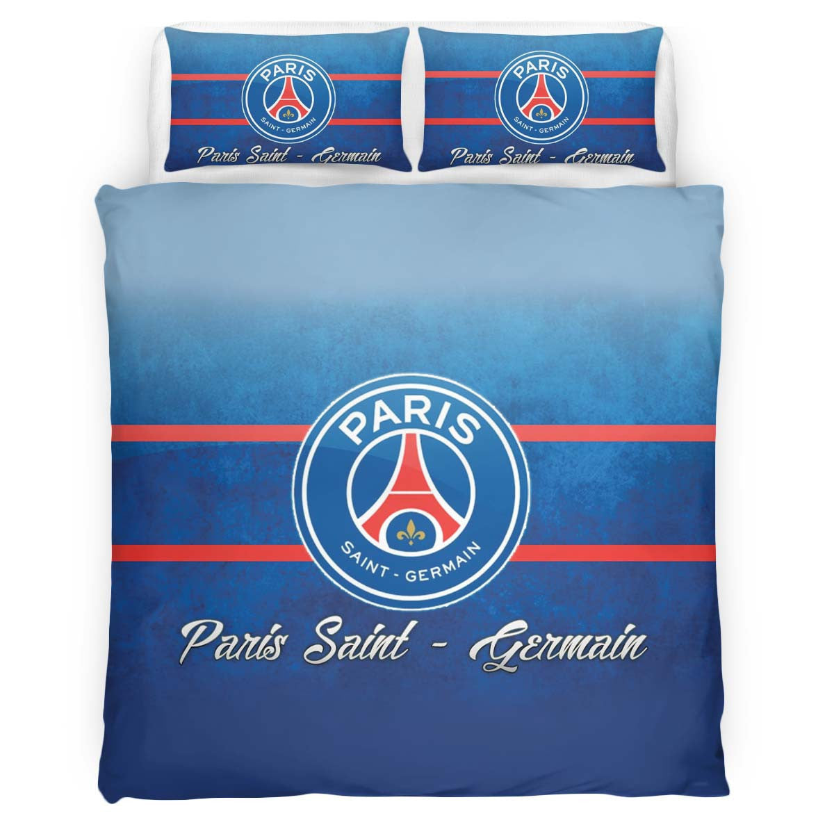 Housse De Couette PSG FC Paris Saint Germain Football Club 23 Parure de lit Ensemble De Literie