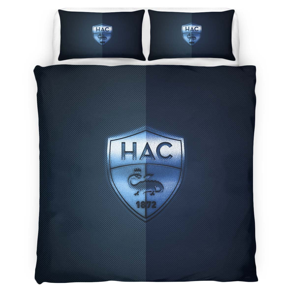 Housse De Couette HAC Le Havre AC French Football Teams 01 Parure de lit Ensemble De Literie