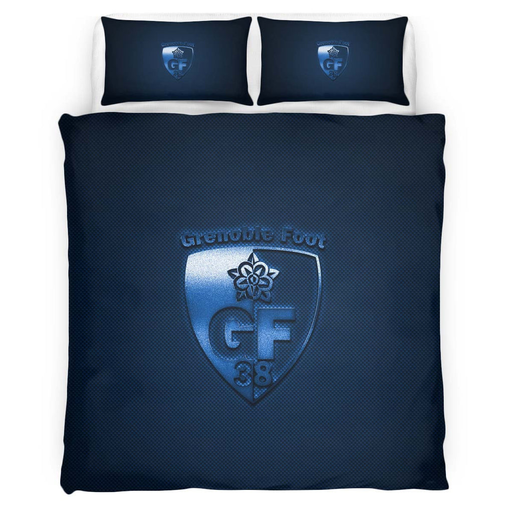 Housse De Couette GF 38 Grenoble Foot 38 French Football Teams 02 Parure de lit Ensemble De Literie