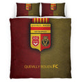 Housse De Couette Quevilly-Rouen MÃ©tropole French Football Team 01 Parure de lit Ensemble De Literie