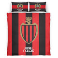 Housse De Couette OGC Nice French Football Teams 04 Parure de lit Ensemble De Literie