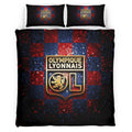 Housse De Couette OL Olympique Lyonnais French Football Teams 14 Parure de lit Ensemble De Literie