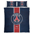 Housse De Couette PSG FC Paris Saint Germain Football Club 3 Parure de lit Ensemble De Literie