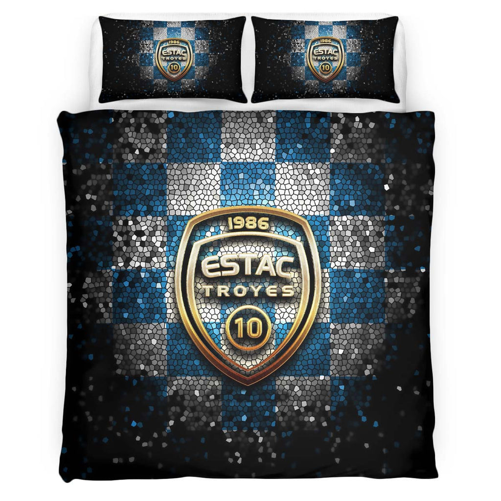 Housse De Couette ESTAC Troyes Football Teams 09 Parure de lit Ensemble De Literie