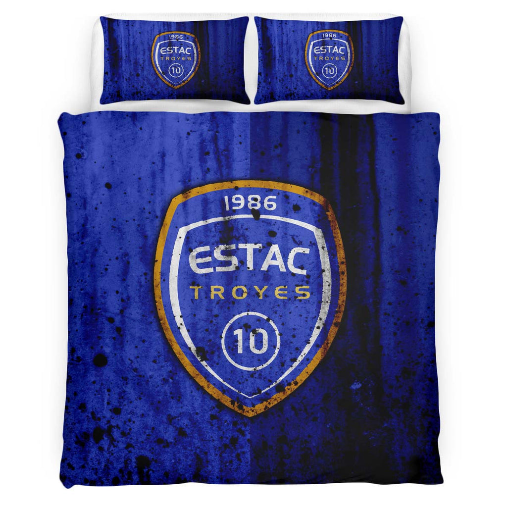 Housse De Couette ESTAC Troyes Football Teams 16 Parure de lit Ensemble De Literie