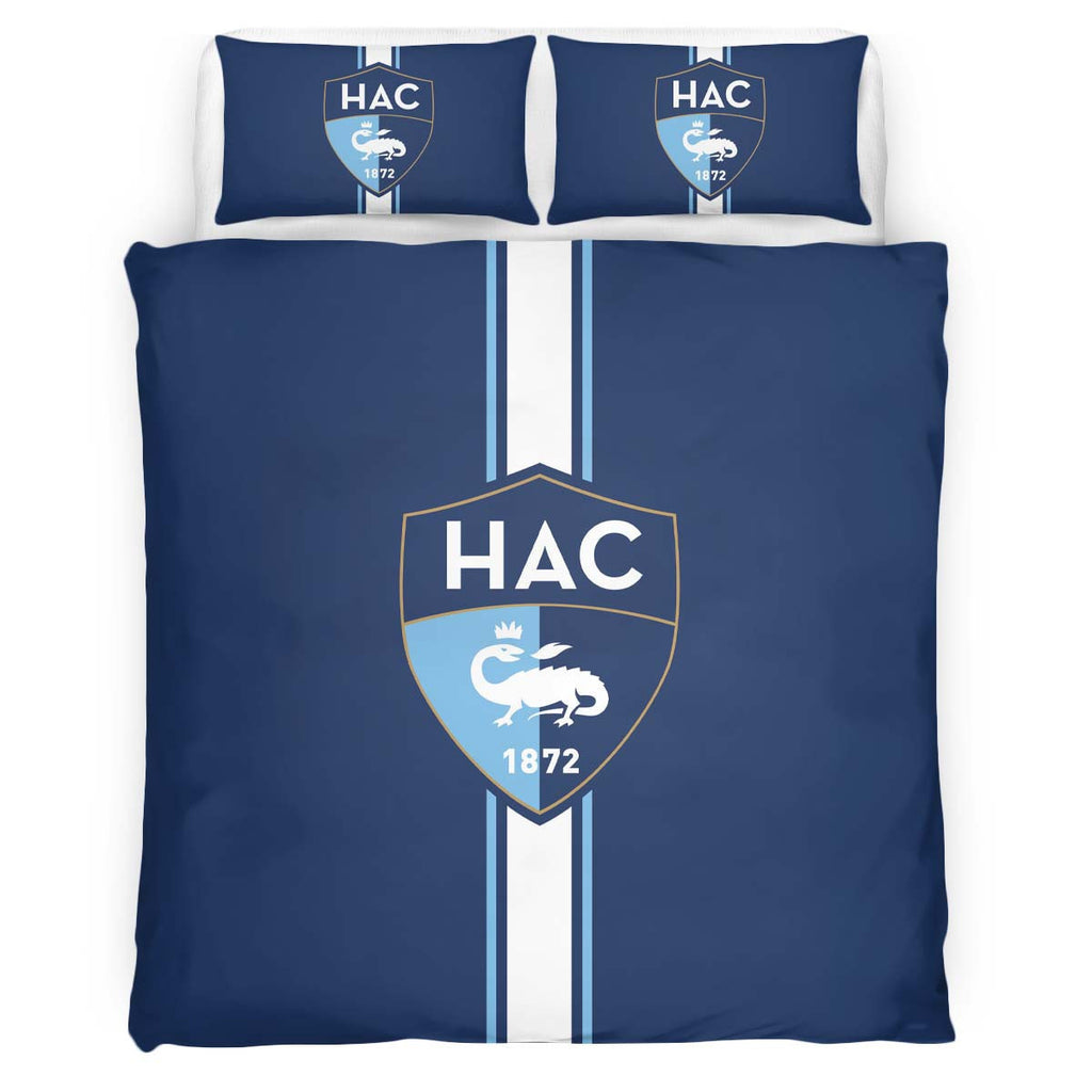 Housse De Couette HAC Le Havre AC French Football Teams 11 Parure de lit Ensemble De Literie