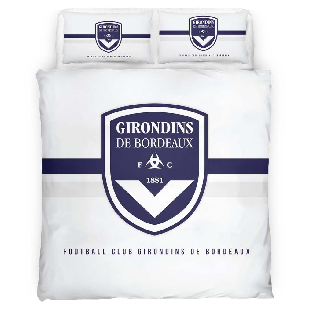 Housse De Couette Girondins de Bordeaux French Football Teams 08 Parure de lit Ensemble De Literie