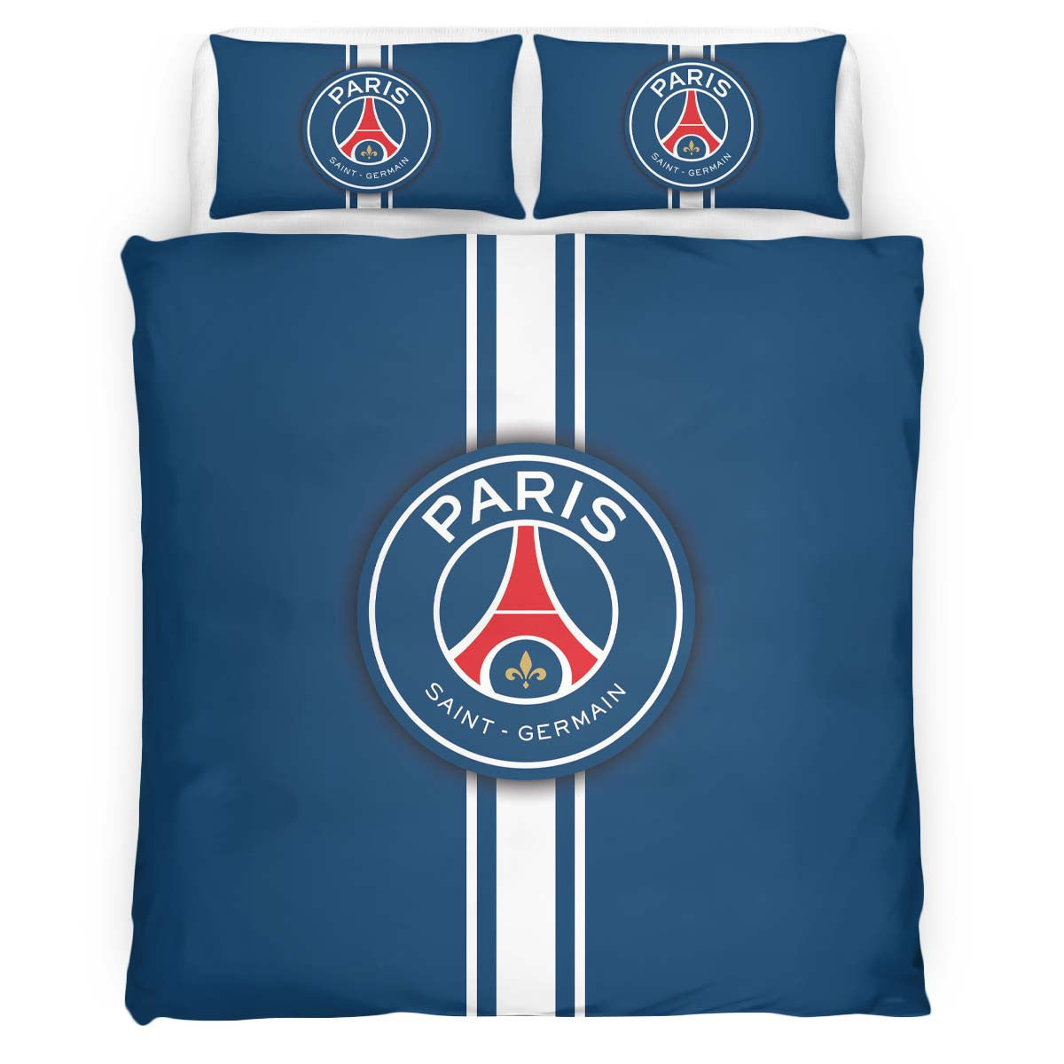 Housse De Couette PSG FC Paris Saint Germain Football Club 29 Parure de lit Ensemble De Literie