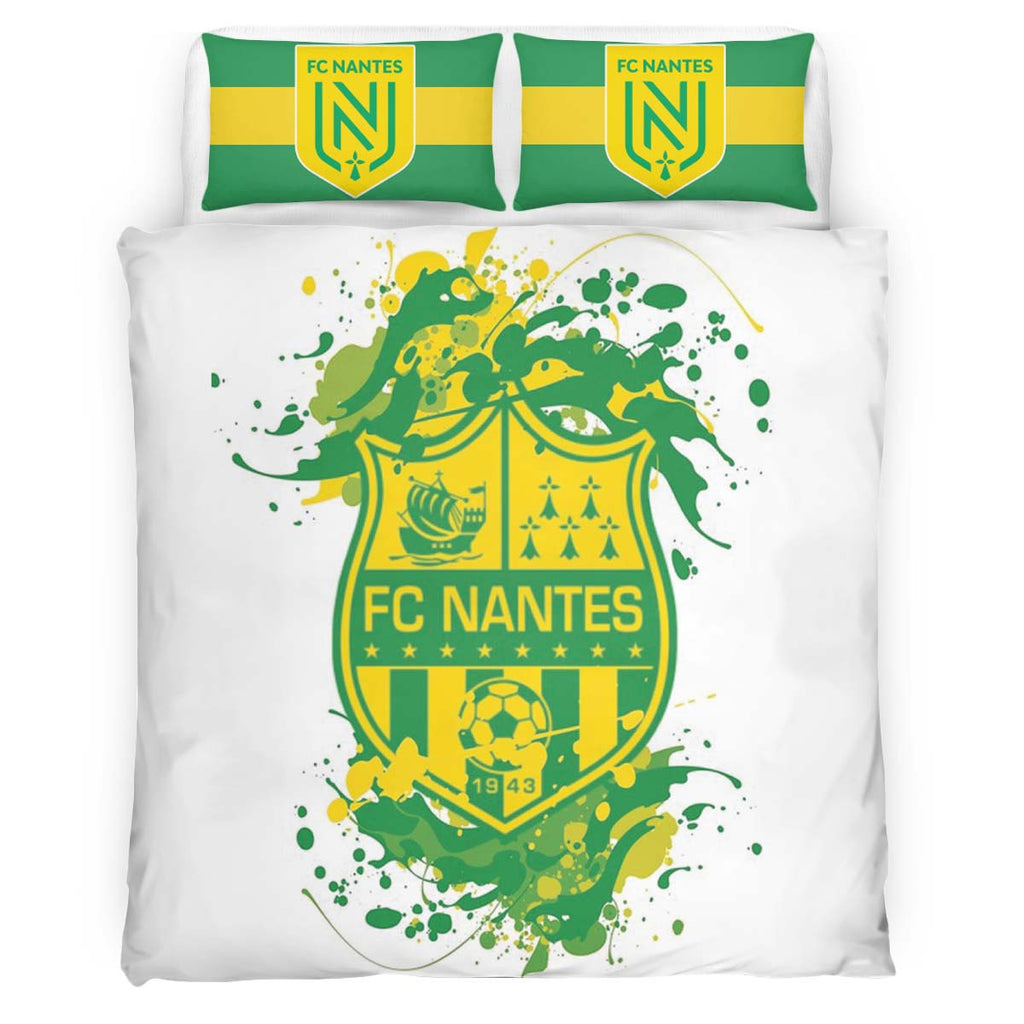 Housse De Couette FC Nantes French Football Teams 15 Parure de lit Ensemble De Literie