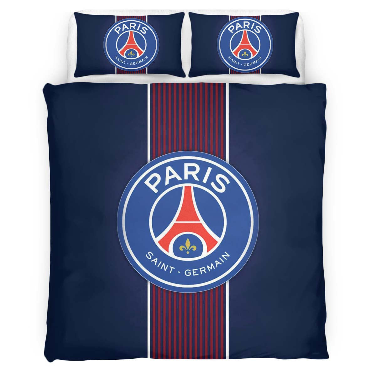 Housse De Couette PSG FC Paris Saint Germain Football Club 10 Parure de lit Ensemble De Literie