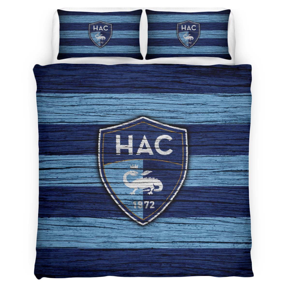 Housse De Couette HAC Le Havre AC French Football Teams 03 Parure de lit Ensemble De Literie