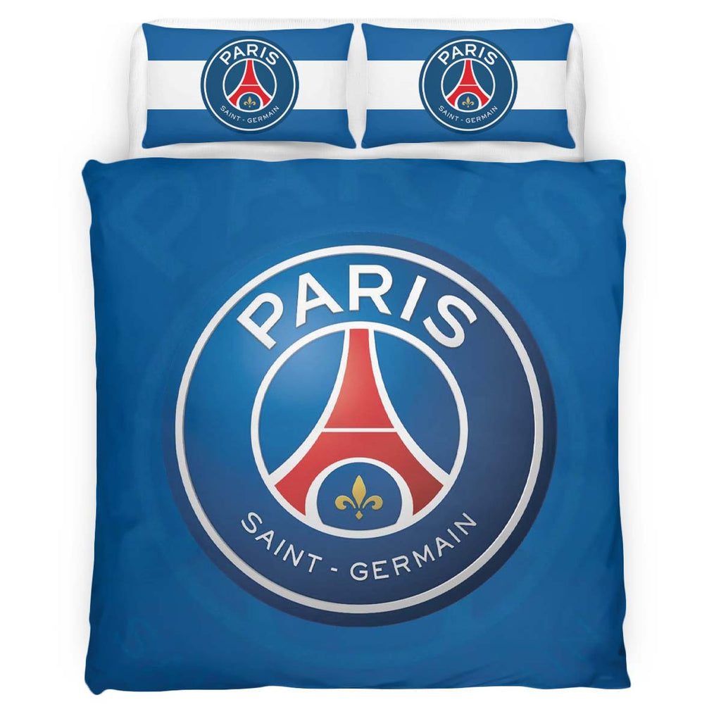 Housse De Couette PSG FC Paris Saint Germain Football Club 4 Parure de lit Ensemble De Literie